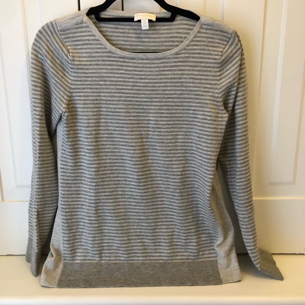 White company sweater